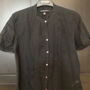 tuxedo style top: banana republic